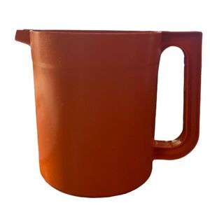 Vintage Tupperware 1.5 Quart Pitcher in Orange